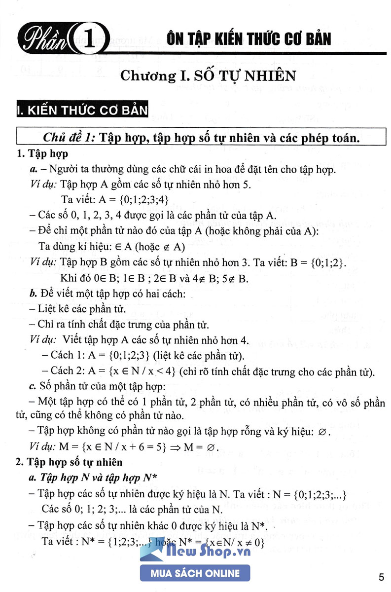 Đề Kiểm Tra Toán Lớp 6 - Tập 1 (Biên Soạn Theo Chương Trình Giáo Dục Phổ Thông Mới) - HA