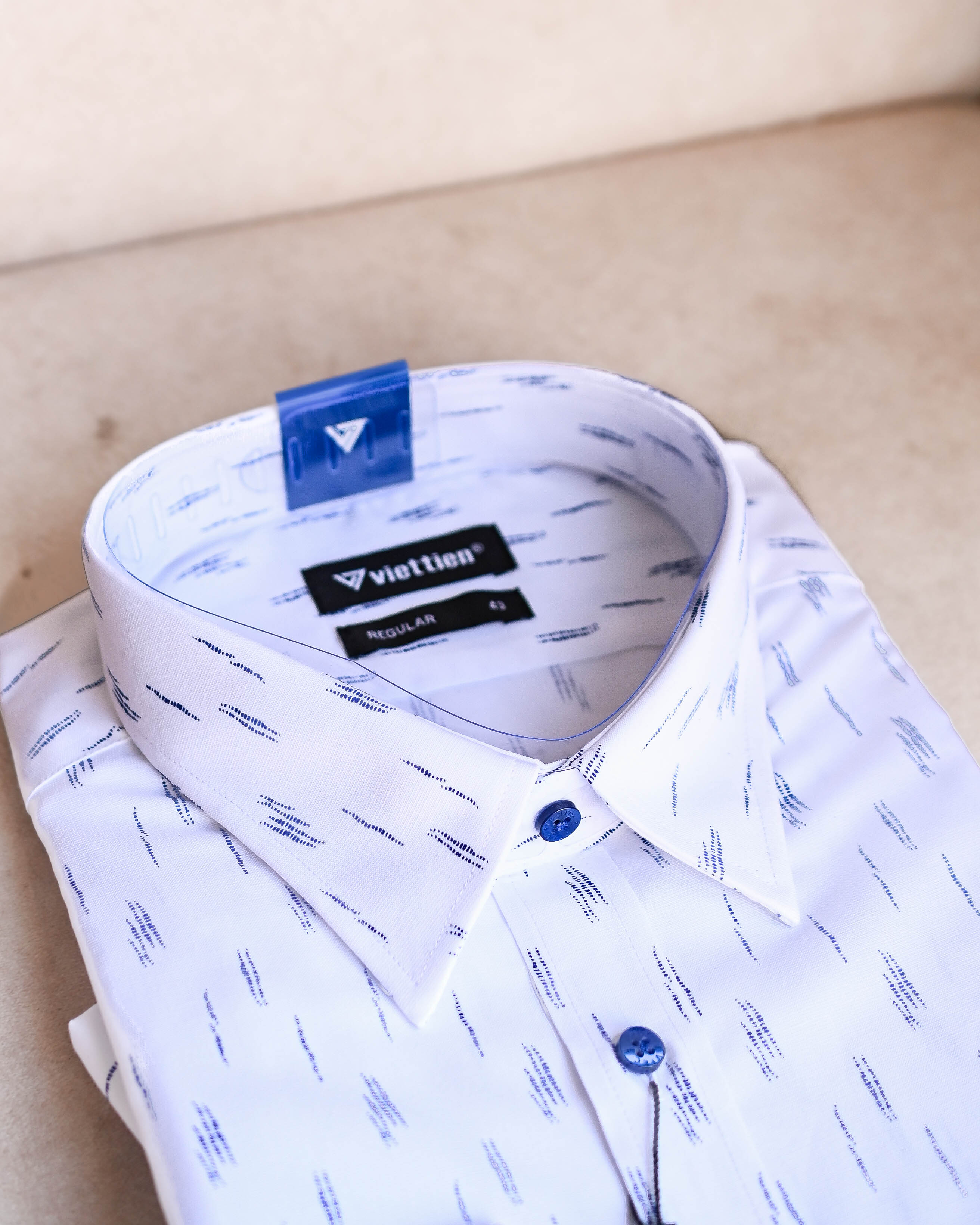 Áo sơ mi nam Việt Tiến tay dài