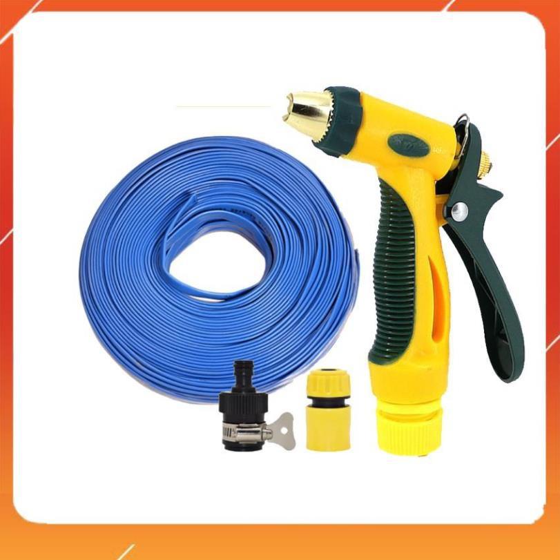 Bộ dây vòi xịt nước rửa xe,tưới cây tăng áp 3 lần 7-10m 206317