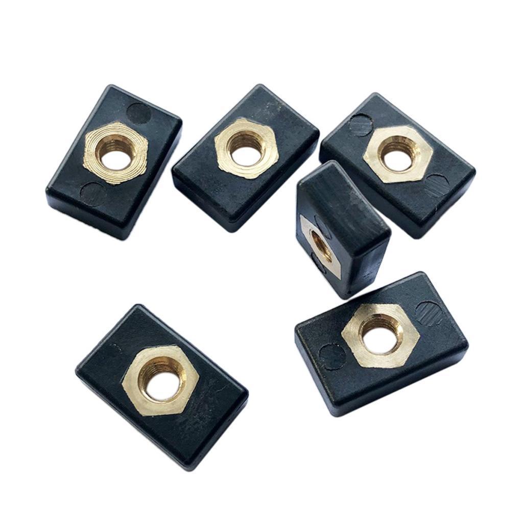 12pcs Kayak Rail/Track Screws Track Nuts Hardware Gear Mount Replacement Kit