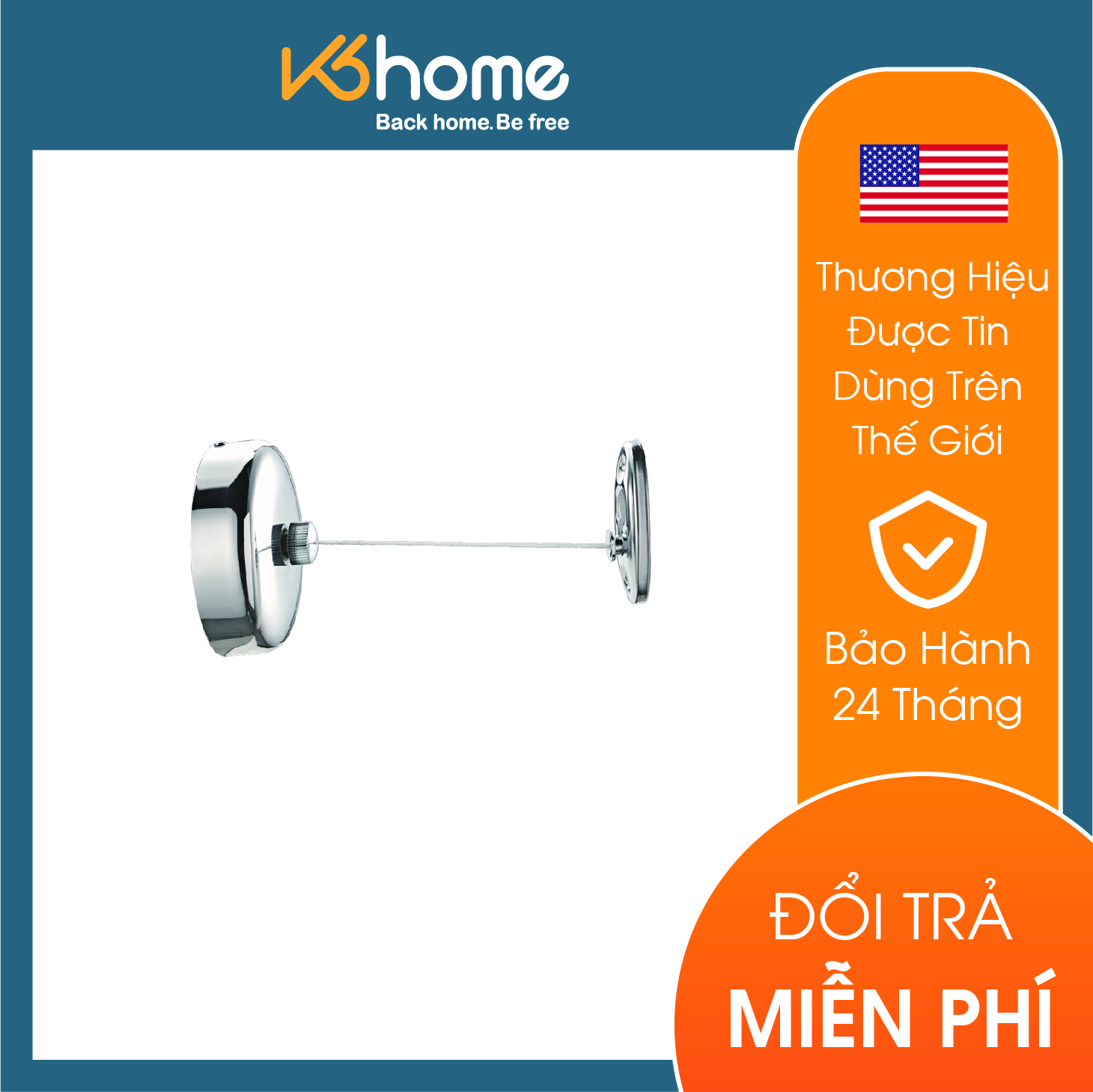 Hộp dây phơi đồ dài 2.5m Moen - ACC9904