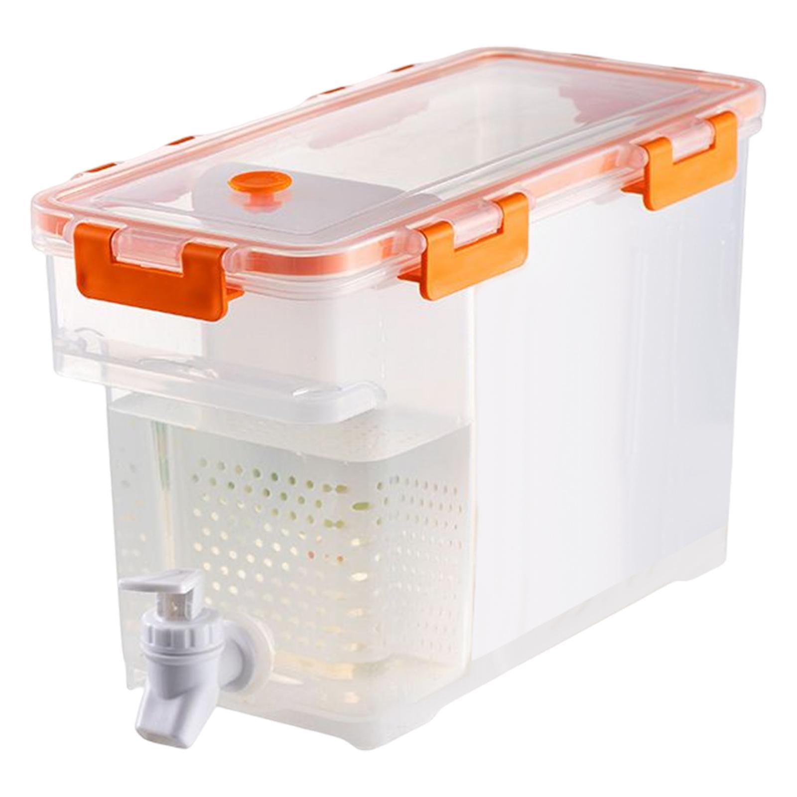 2x 3.5L Drinks Tank Lemonade Juice Jugs Water Container Summer Kitchen