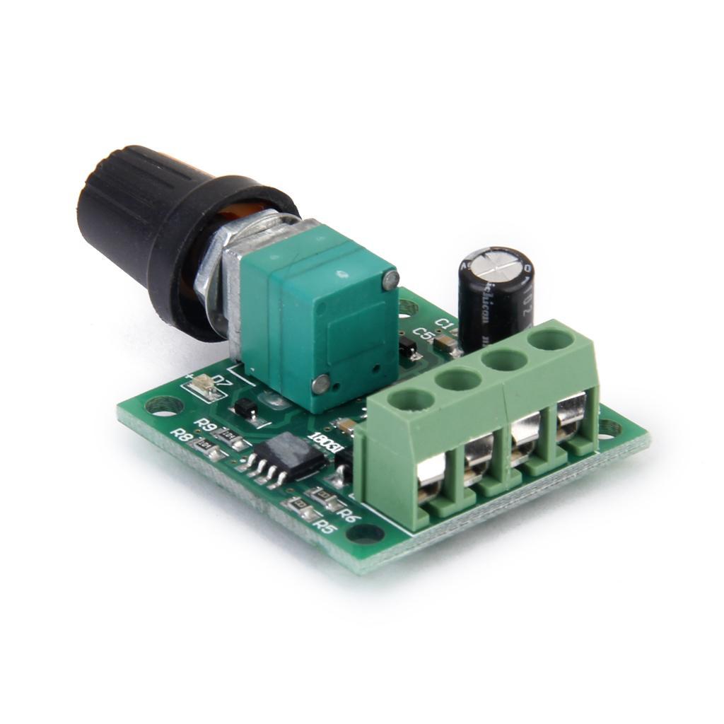 4pcs Volt DC 1.8V 3V 5V 6V 12V 2A Motor Speed Controller PWM Adjust Switch