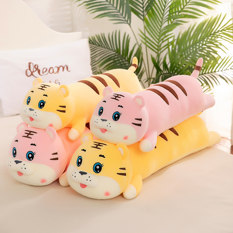 Gối ôm con hổ, con cọp dễ thương (60cm---1m2) vải miniso siêu mềm mịn, an toàn, hàng cao cấp loại 1 (Tặng Kèm 1 Ví Da 12 Ngăn Đựng Thẻ Atm, Cccd)