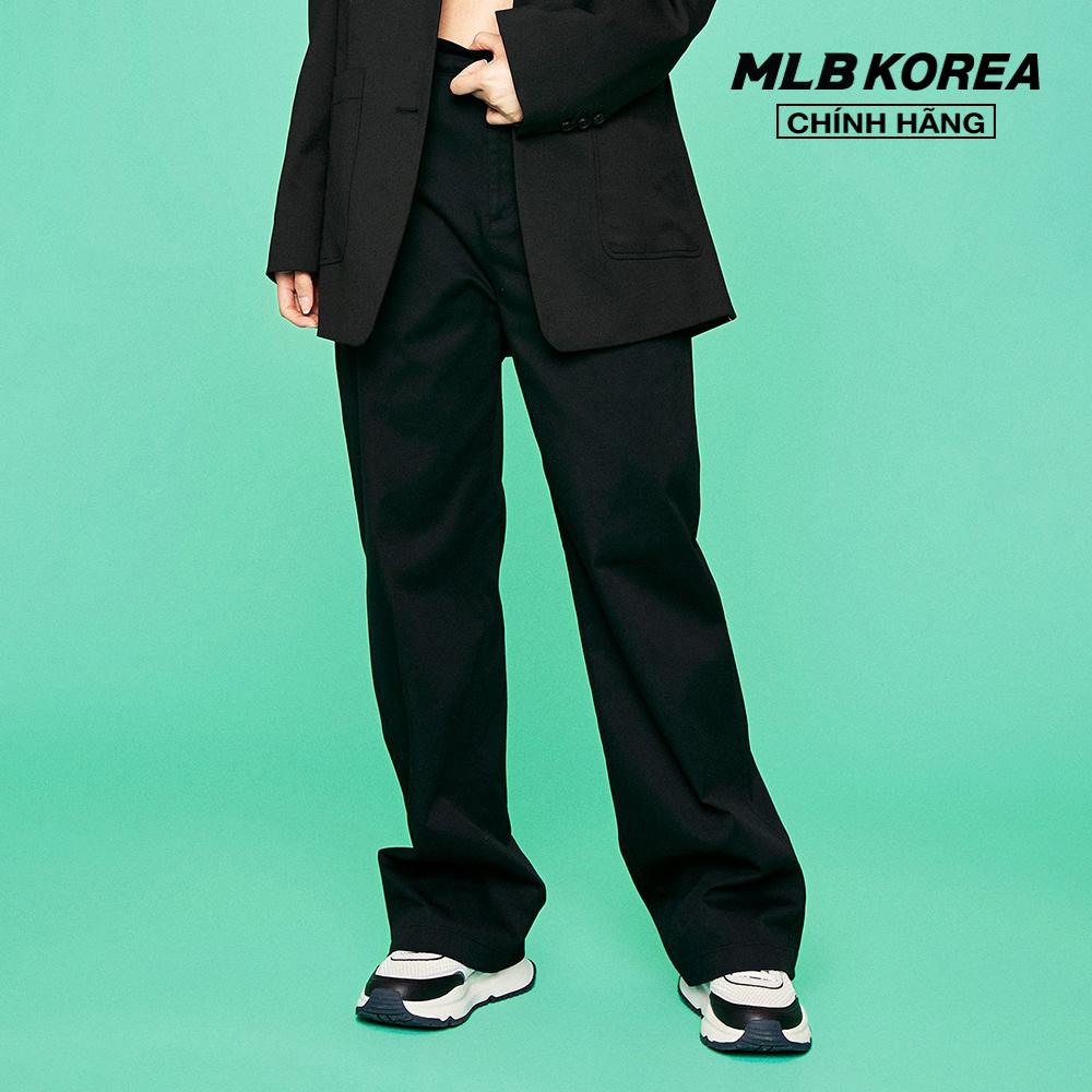 MLB - Quần cotton nữ phom suông Basic Medium Logo 3FWPB0131