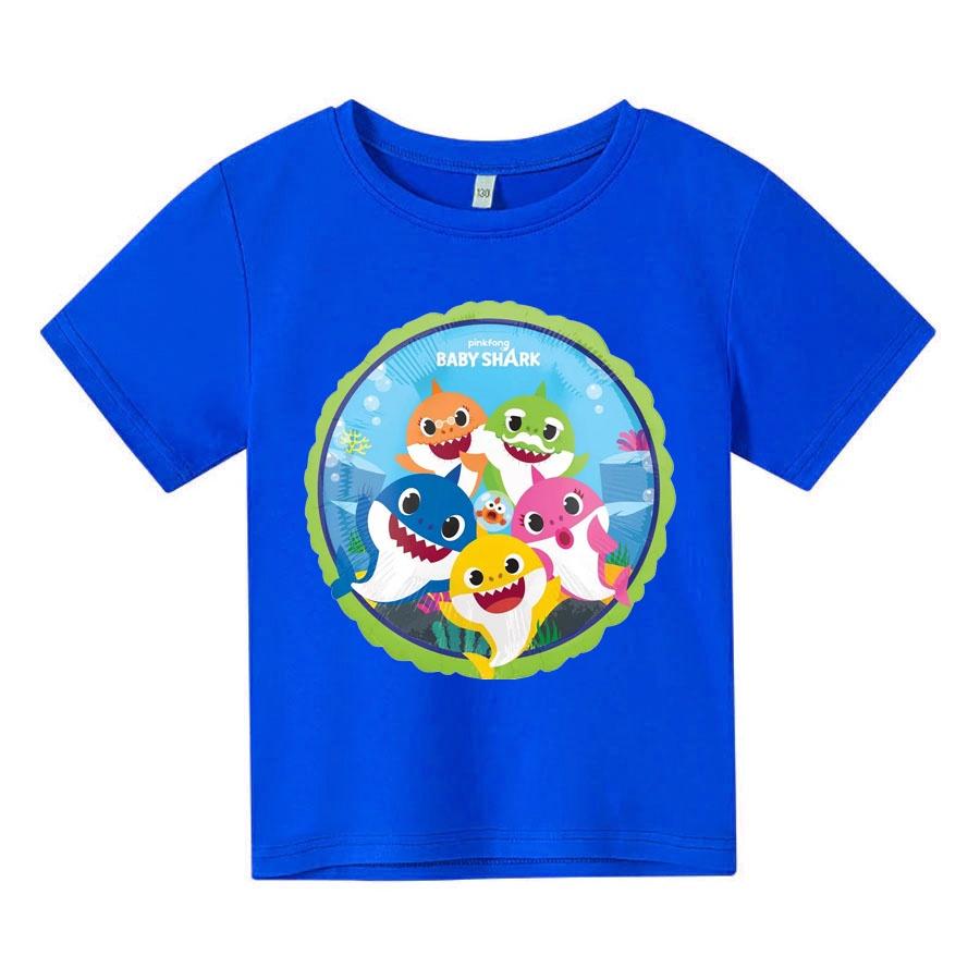 Áo thun trẻ em BABY SHARK2, 4 màu, có size người lớn, Anam Store