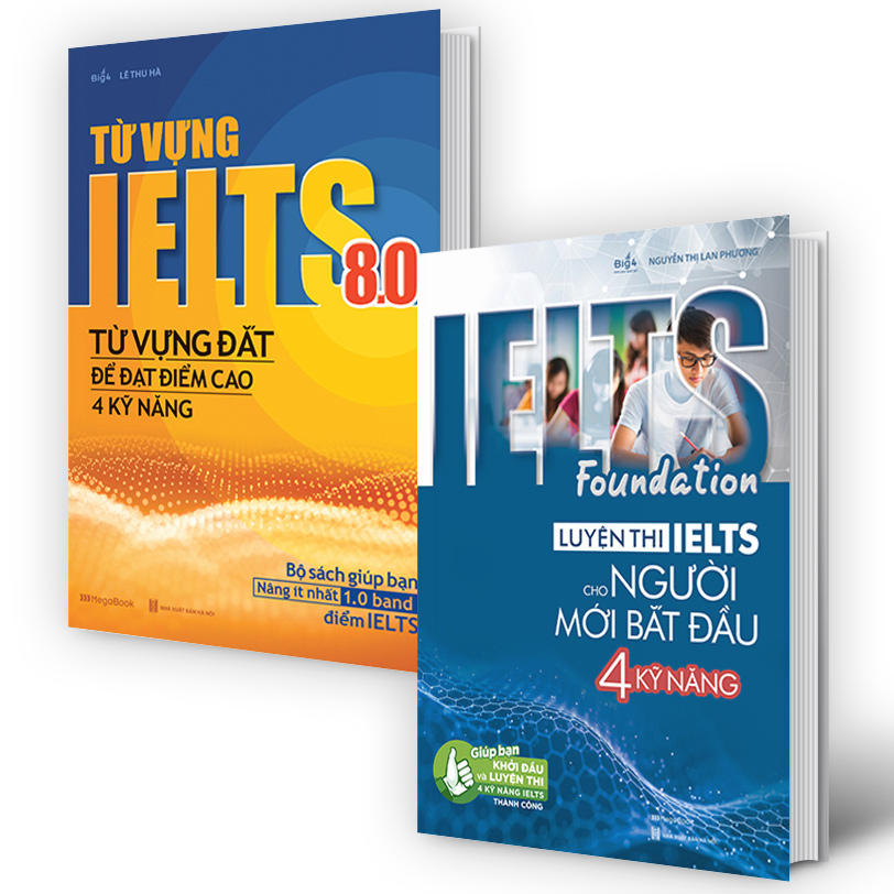 Combo IELTS Foundation và Từ vựng IELTS 8.0