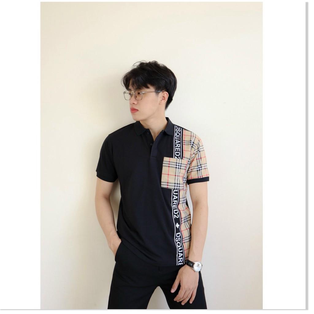 Áo thun cổ trụ ngắn tay cực phong cách KME FASHION