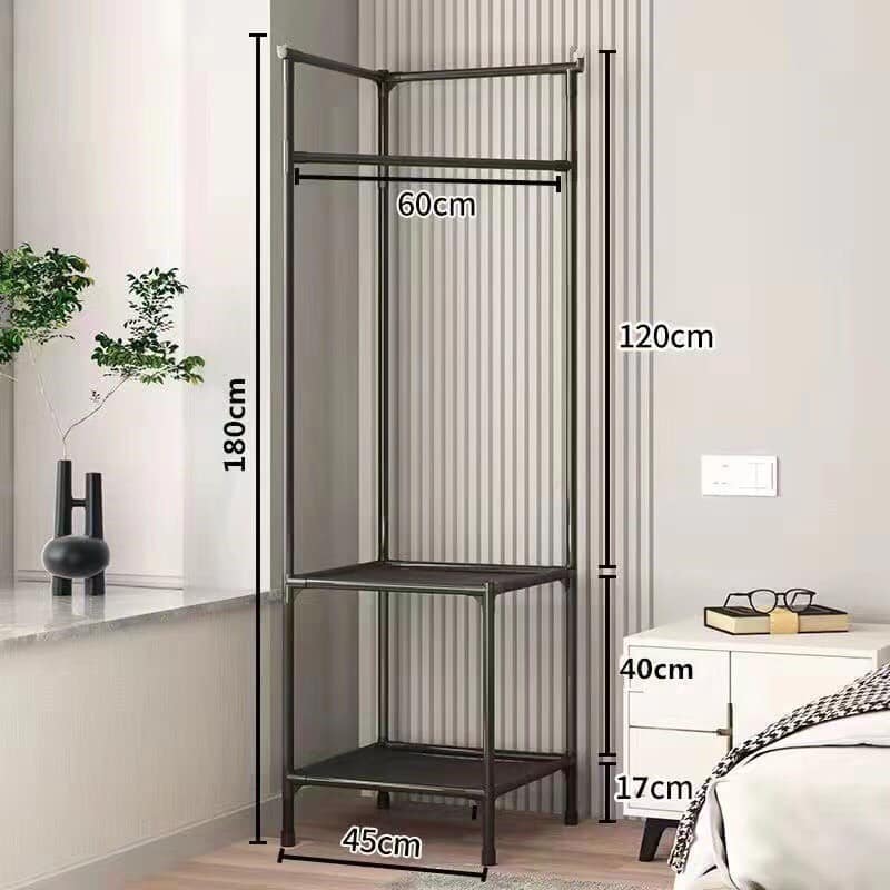 KỆ ĐỂ QUẦN ÁO CHỮ V, KỆ ĐỂ ĐỒ GÓC TƯỜNG TIỆN LỢI