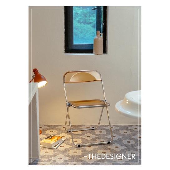 Ghế gấp trong suốt Acrylic cao cấp - Hàn Quốc