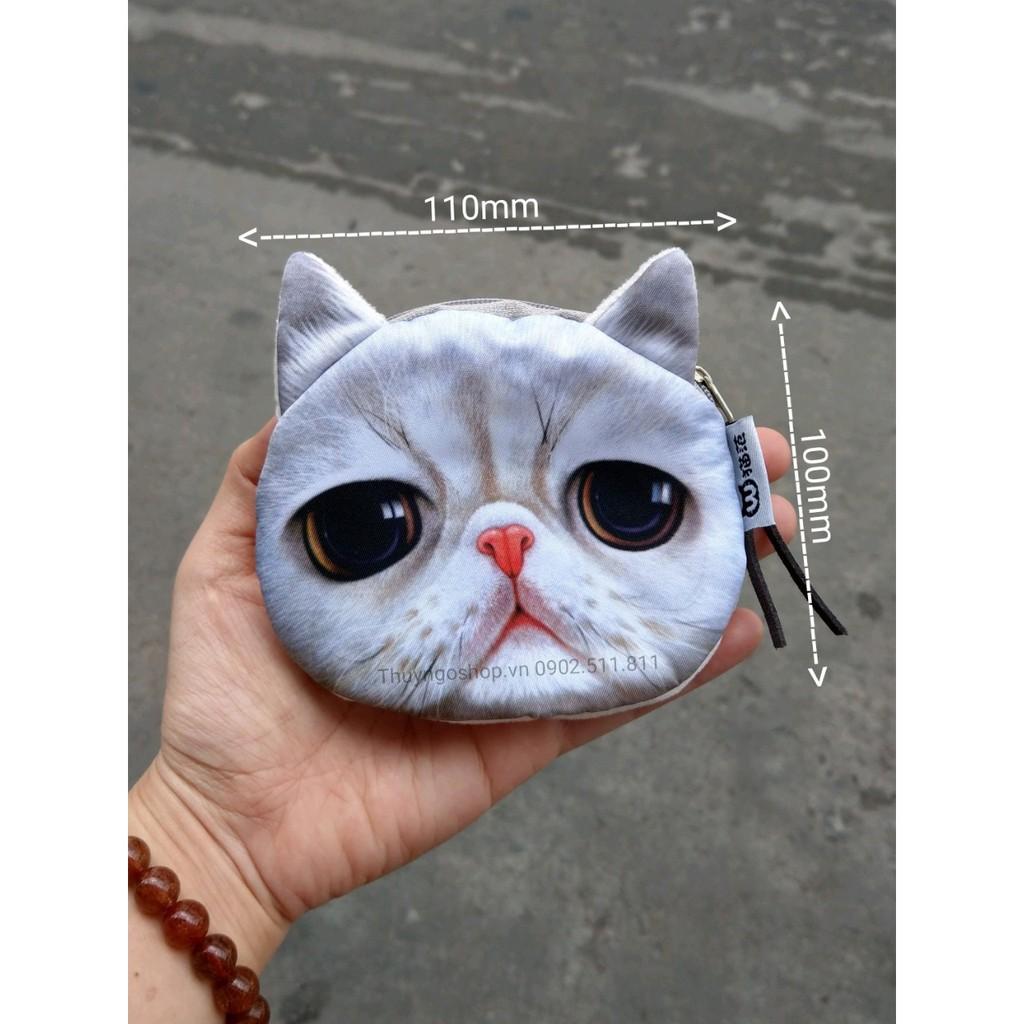 Túi mini in hình Mèo 3D sống động