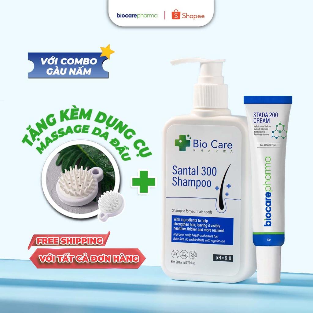 Combo kem và dầu gội hỗ trợ gàu nấm | Biocarepharma.