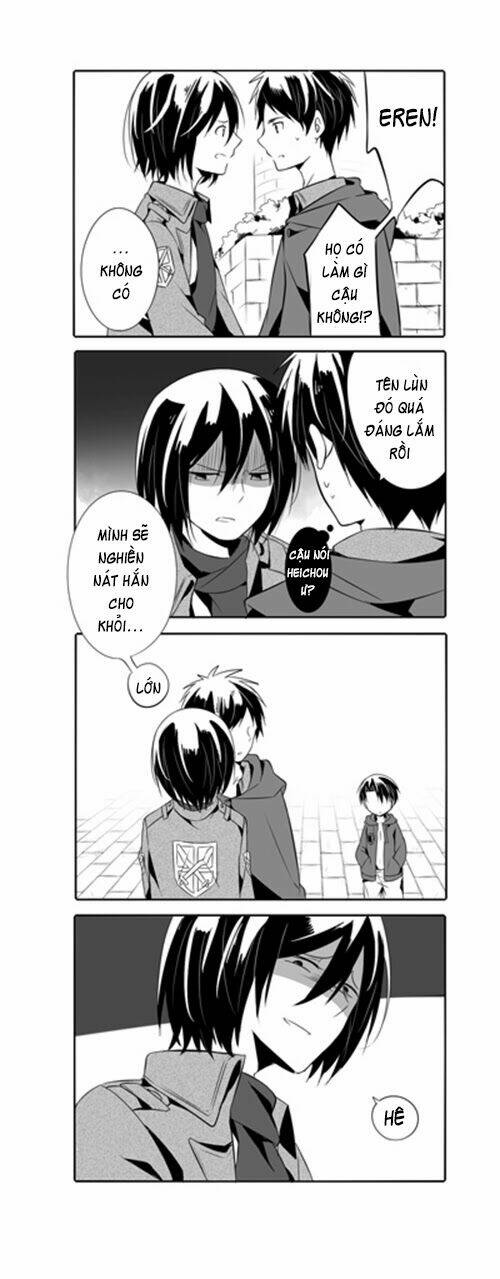 tấn công người khổng lồ - doujinshi eren x mikasa chapter 32 1