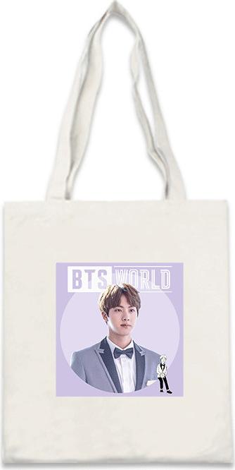 Túi tote BTS WORLD in hình JIN