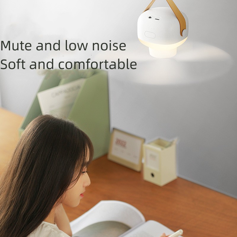 Bốn tốc độ có thể sạc lại điều khiển từ xa gió lớn im lặng quạt trần với ánh sáng ban đêm cho ký túc xá và cắm trại ngoài trời