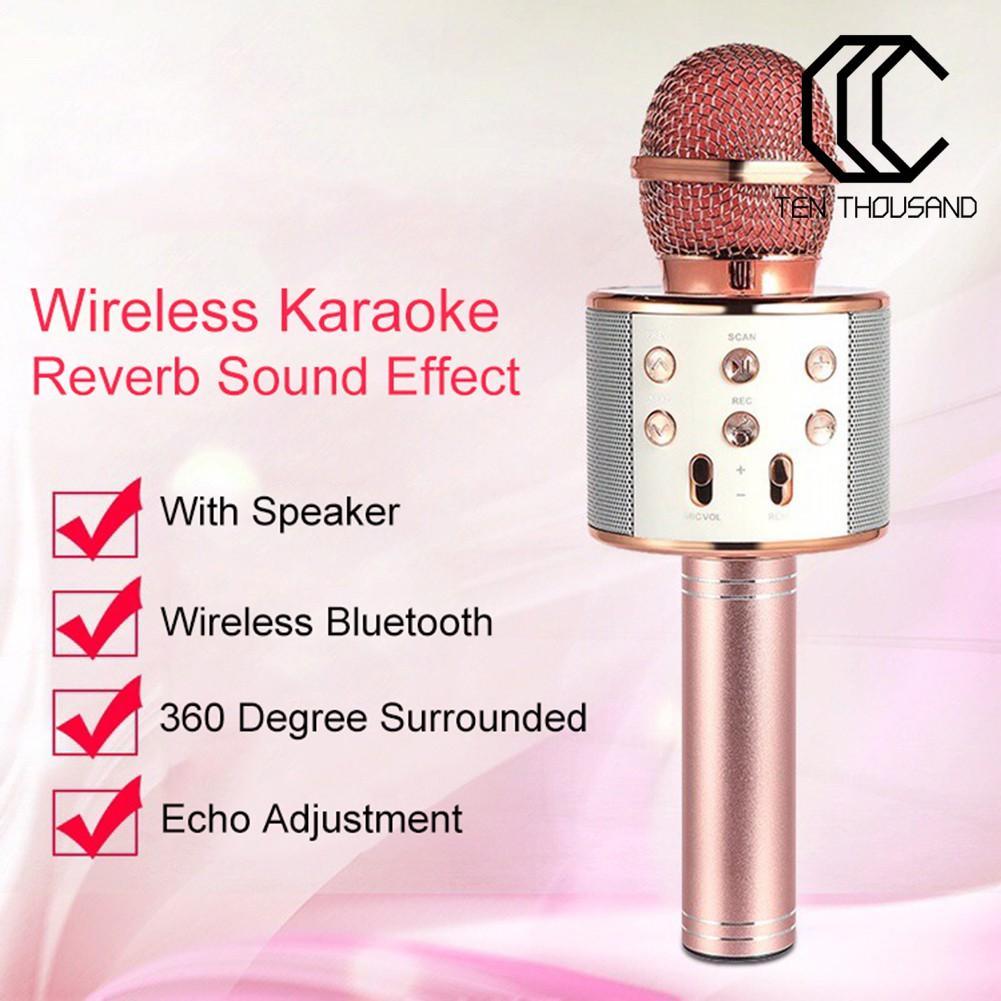 Micro Bluetooth Không Dây Hát Karaoke T ~ Ws858