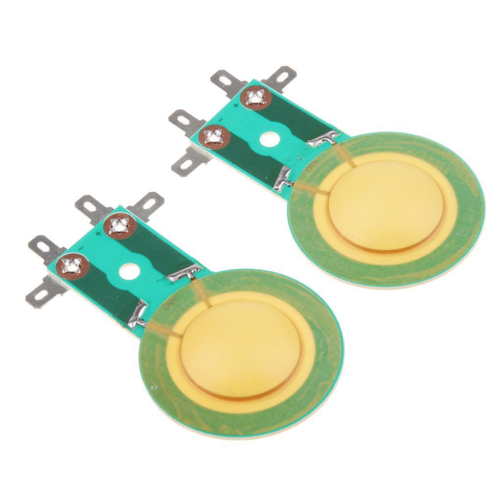 2 Pack 25.5mm Speaker   Driver Dome Diaphragm  Voice