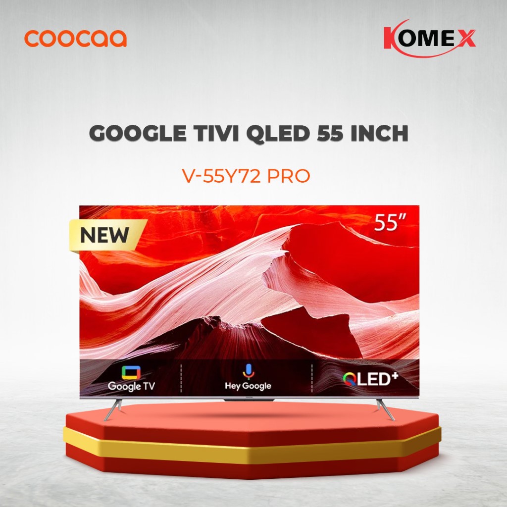 Google Tivi QLED Coocaa 55 inch 55Y72 Pro Hàng Chính Hãng