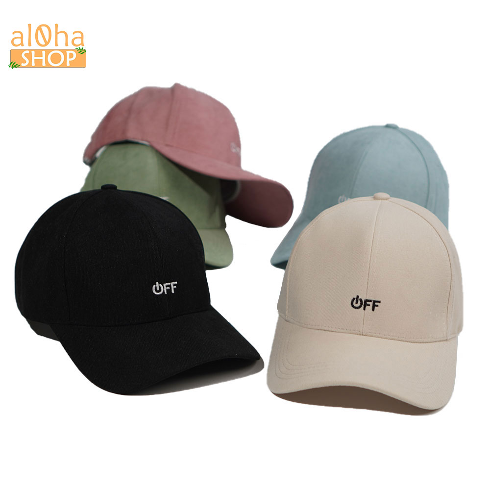 Nón Ulzzang thêu chữ OFF - mũ lưỡi trai unisex nam nữ chống nắng - al0ha Shop