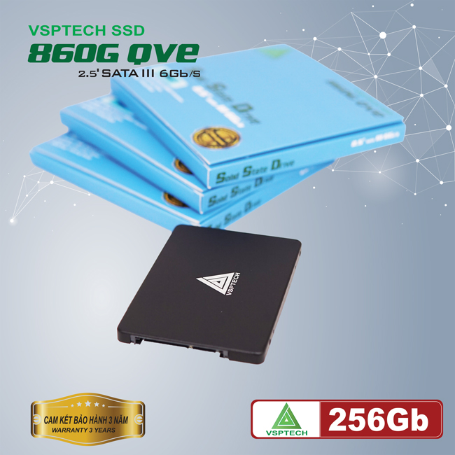 Ổ cứng SSD VSP 256GB 860G QVE - Hàng chính hãng