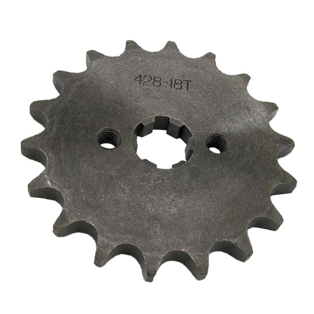 2X 18T 17mm 428 Chain Front Sprocket Cog Quad Dirt Bike ATV Buggy