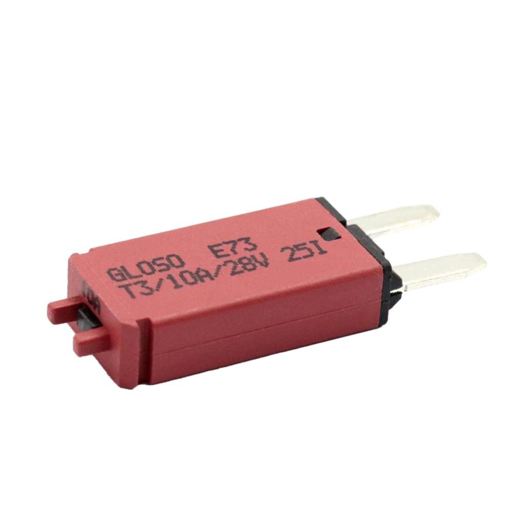 10A Auto Boat Resettable Small Blade Fuse 12V 24V Automotive Circuit Breaker