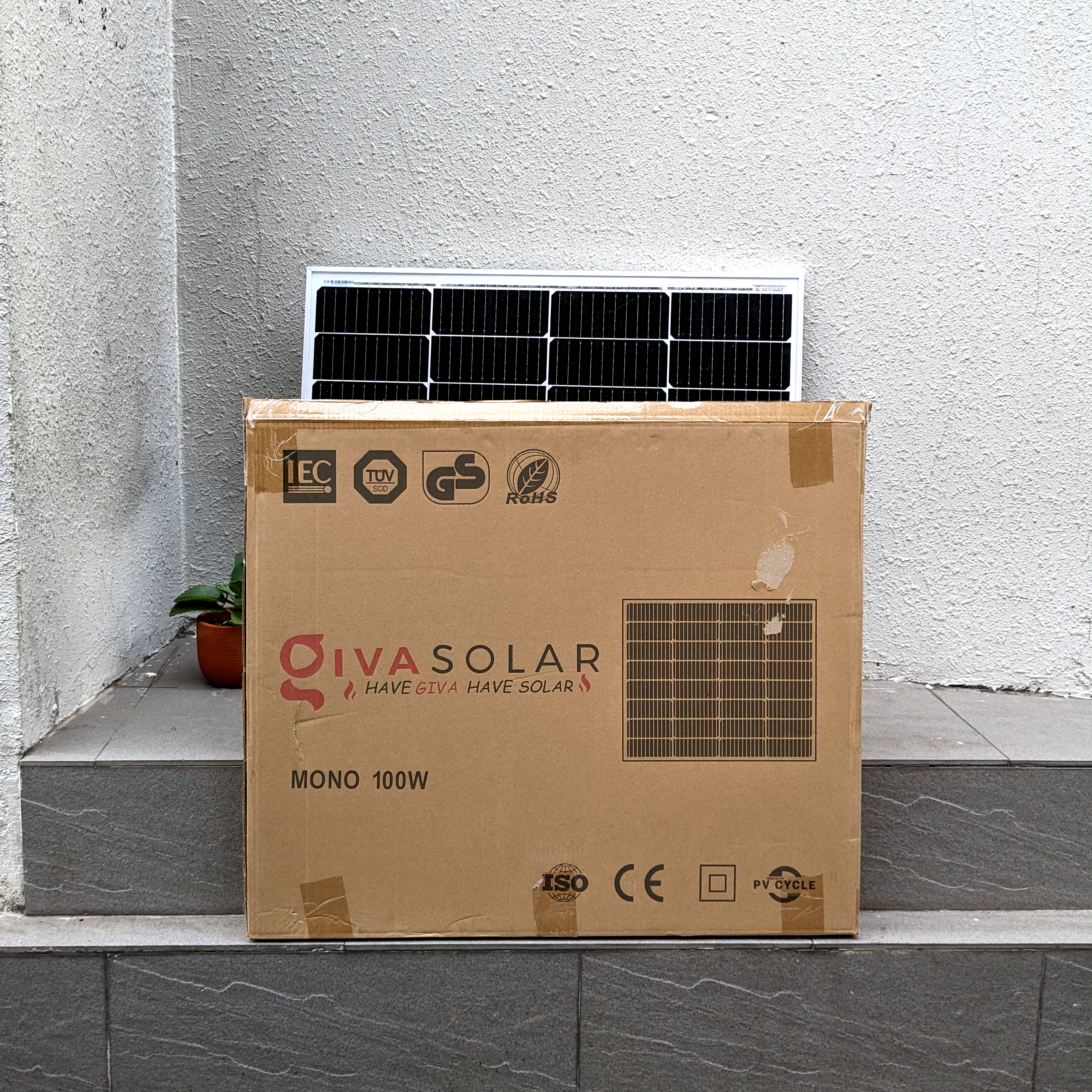 Tấm pin năng lượng mặt trời GIVASOLAR Mono MSP-100W