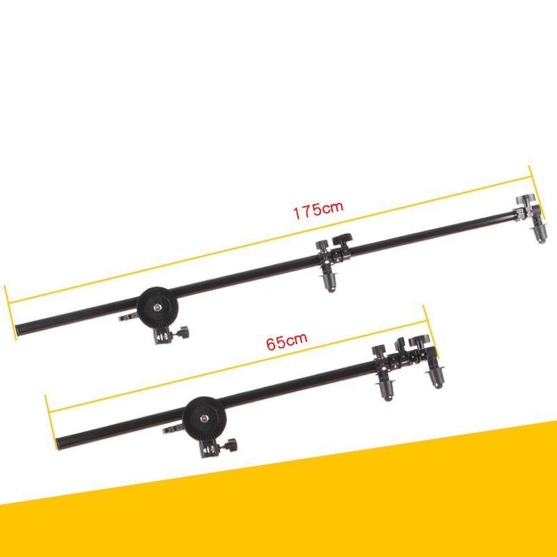 Bộ kit hắt sáng chân cao tối đa 2m tay treo ngang điều chỉnh được tấm phản quang 110cm màu bạc