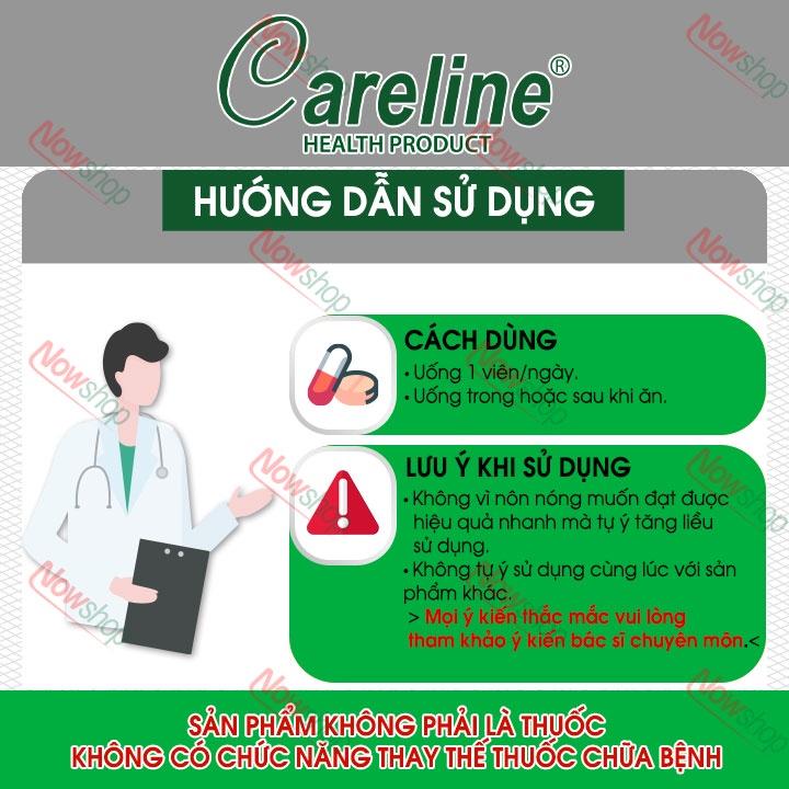 Viên uống bổ sung Canxi khỏe xương khớp Careline Super Calcium Supplement With Cod Liver Oil 1000mg