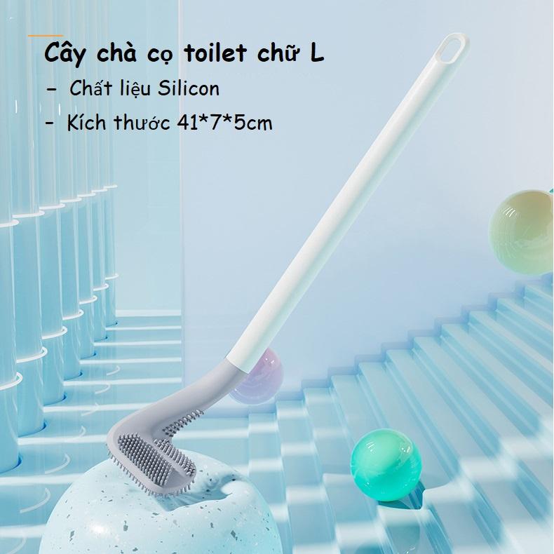 Chổi Cọ Toilet Silicon, Chổi Chà Rửa Nhà Vệ Sinh Bồn Cầu Thế Hệ Mới Siêu Sạch Có Lỗ Treo Tiện Lợi