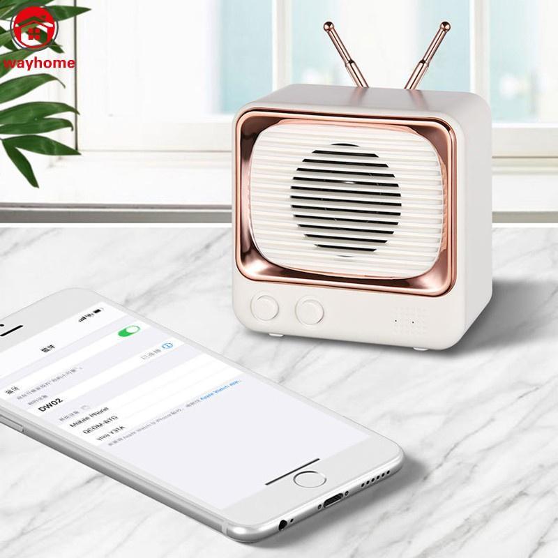 Loa Bluetooth Không Dây Hình Tv Cổ Điển