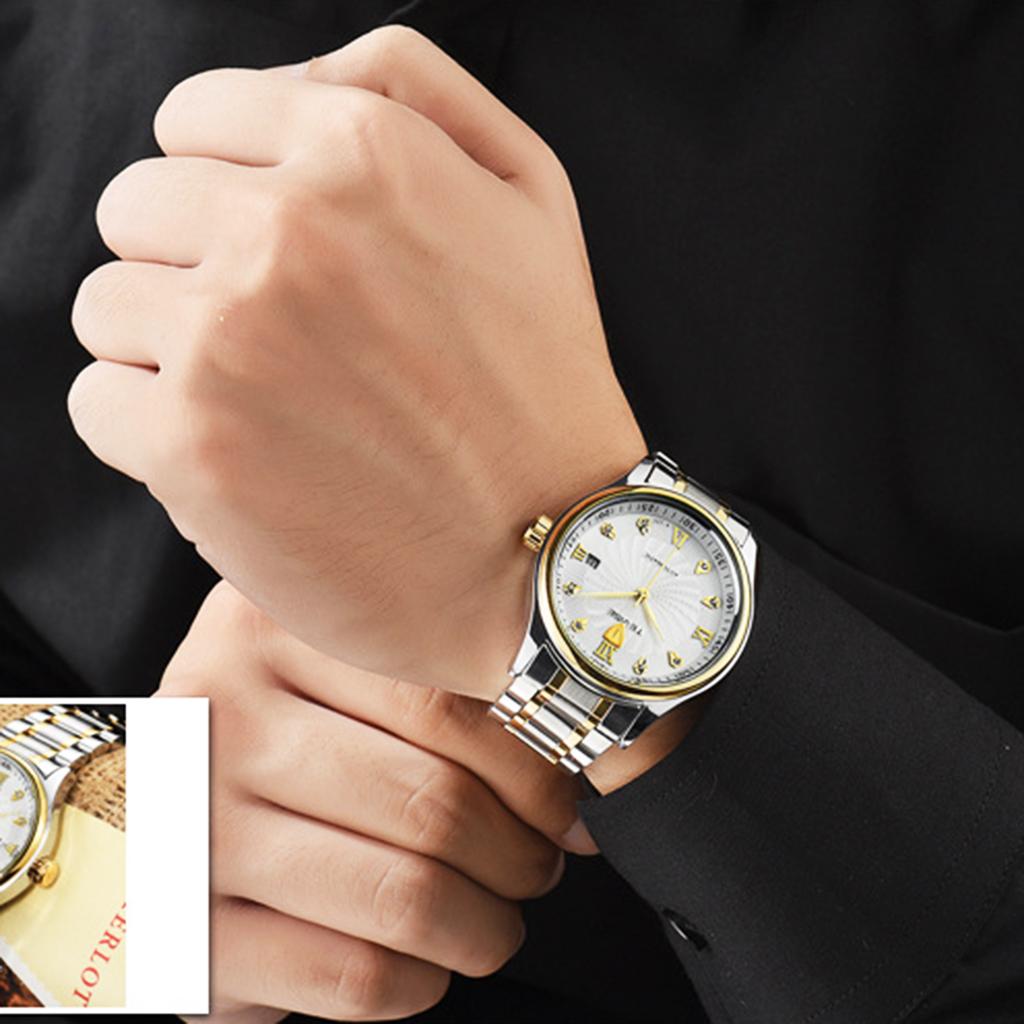 Luxury Men's Automatic Mechanical Business Wristwatch Waterproof Watch