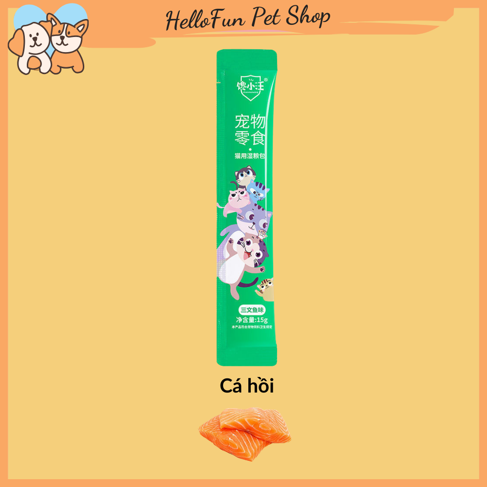 Súp thưởng cho mèo nhiều loại Shizuka | Ciao | Cat Food | Pet Snacks | Masti (15gr)