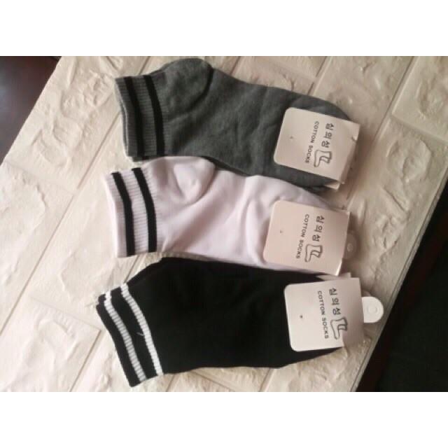 Set 10 Đôi Tất Kẻ Hàn Quốc - Thời Trang PKT