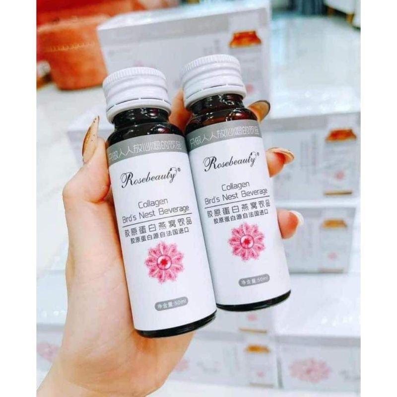 Nước uống Collagen Yến Trắng Da Rose Beauty ( hộp 8 ống)