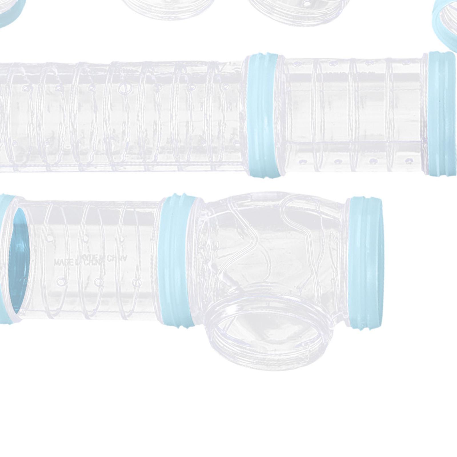 8Pcs Hamster Tubes Set Connected Tunnels DIY