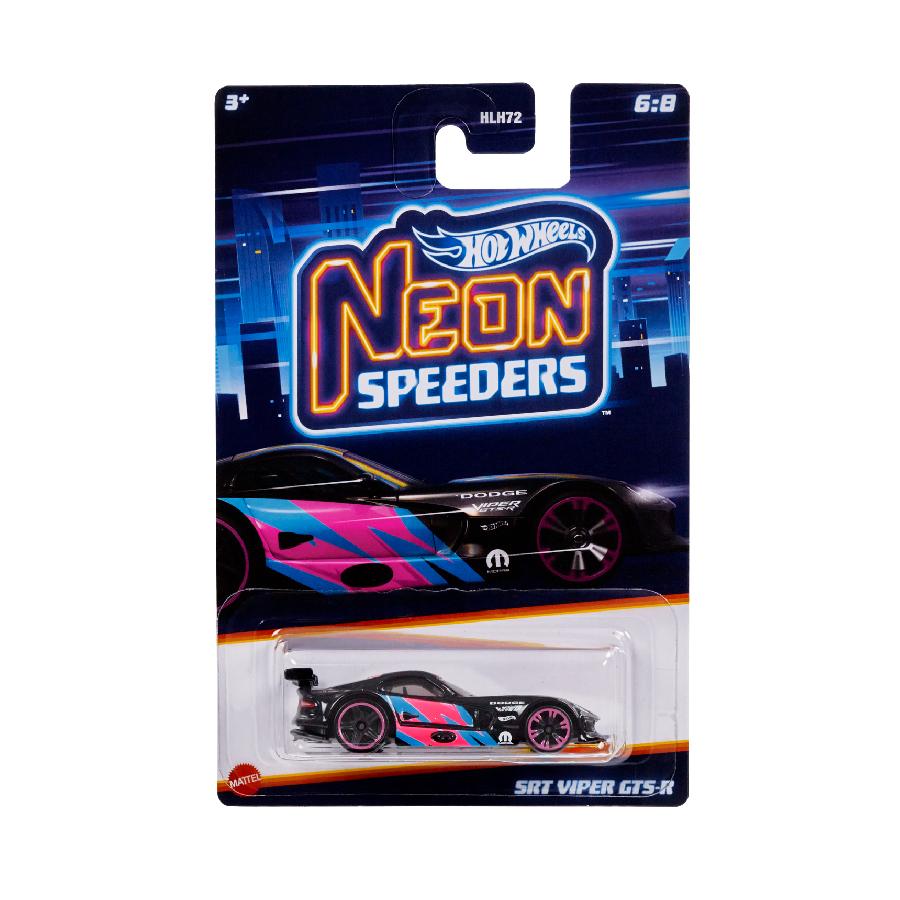 Đồ Chơi Siêu Xe Neon Speeders - Srt Viper Gts-R HOT WHEELS HLH78/HLH72