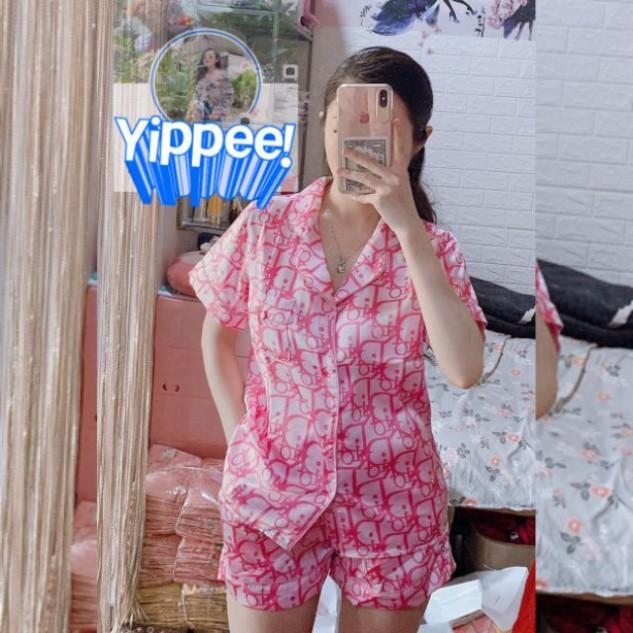 ️Có Quà Tặng️ Bộ Pijama Lụa Đùi Sang Chảng 40_60kg Hàng Shop