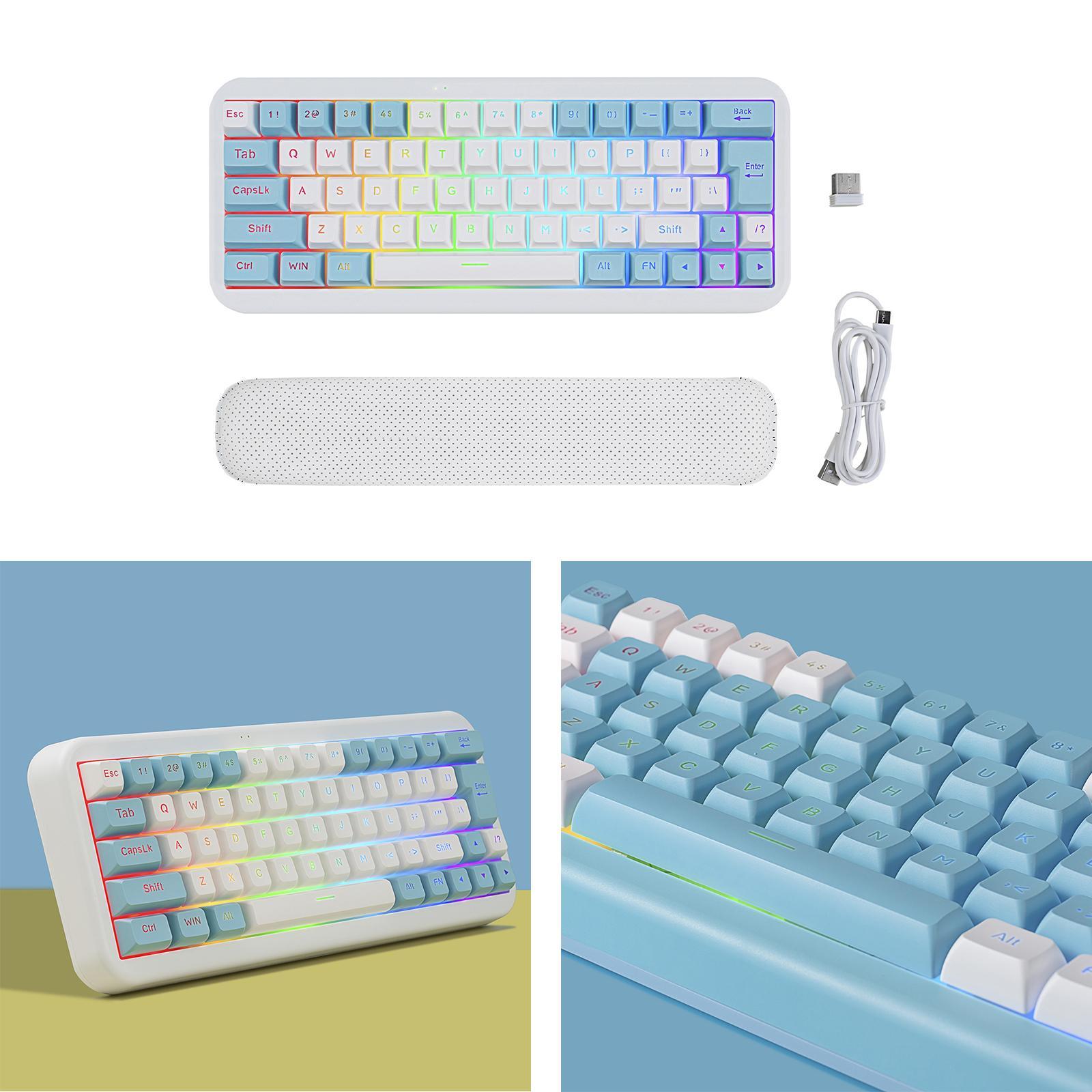 RGB Wireless Mechanical Keyboard Kit for Gaming Office Home Women Men