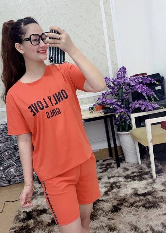 Bộ mặc nhà chất vải cotton mịn nhẹ nhàng