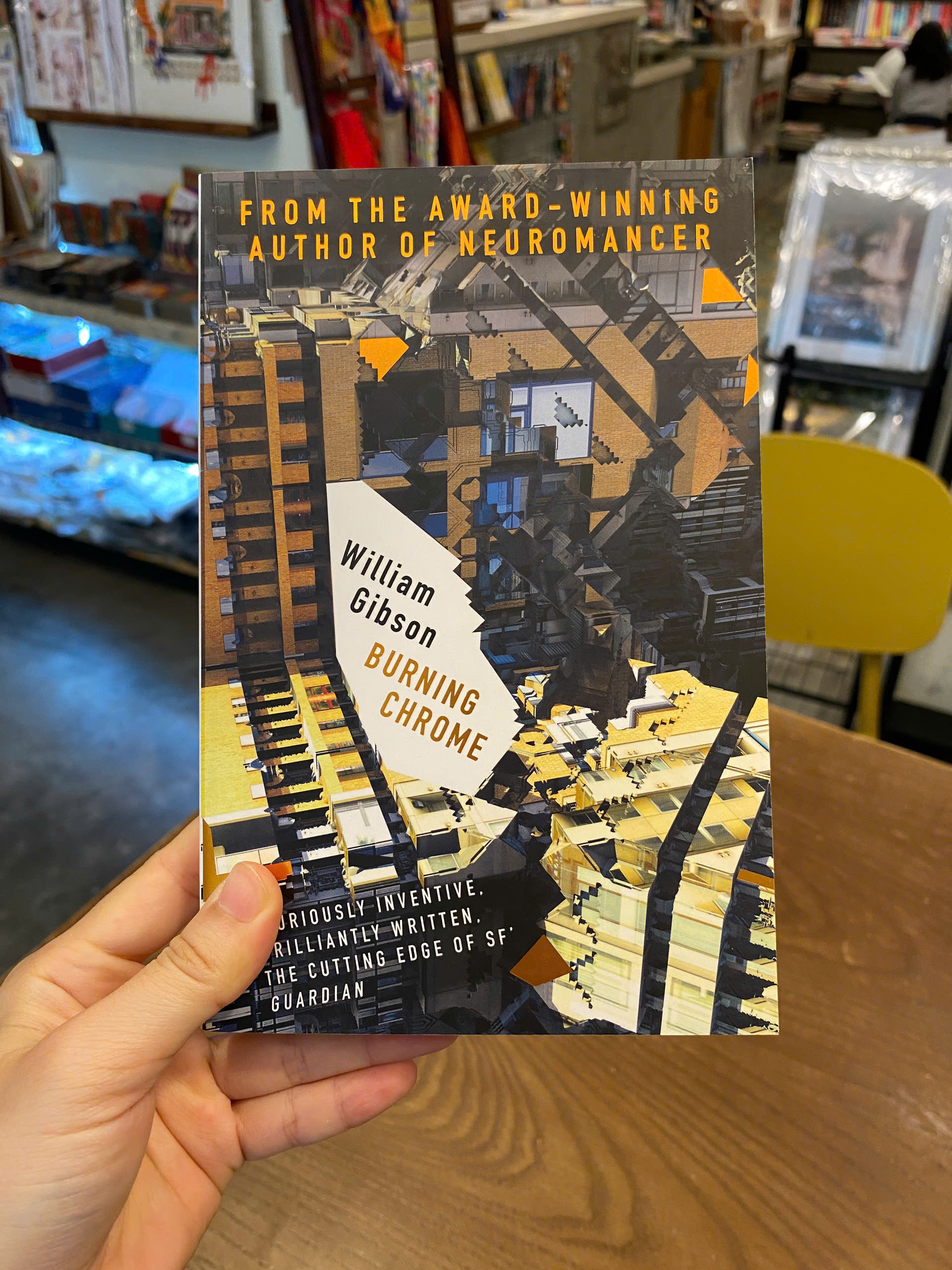 Sách - Burning Chrome by William Gibson | English Cyberpunk Book - Science Fiction Short Stories