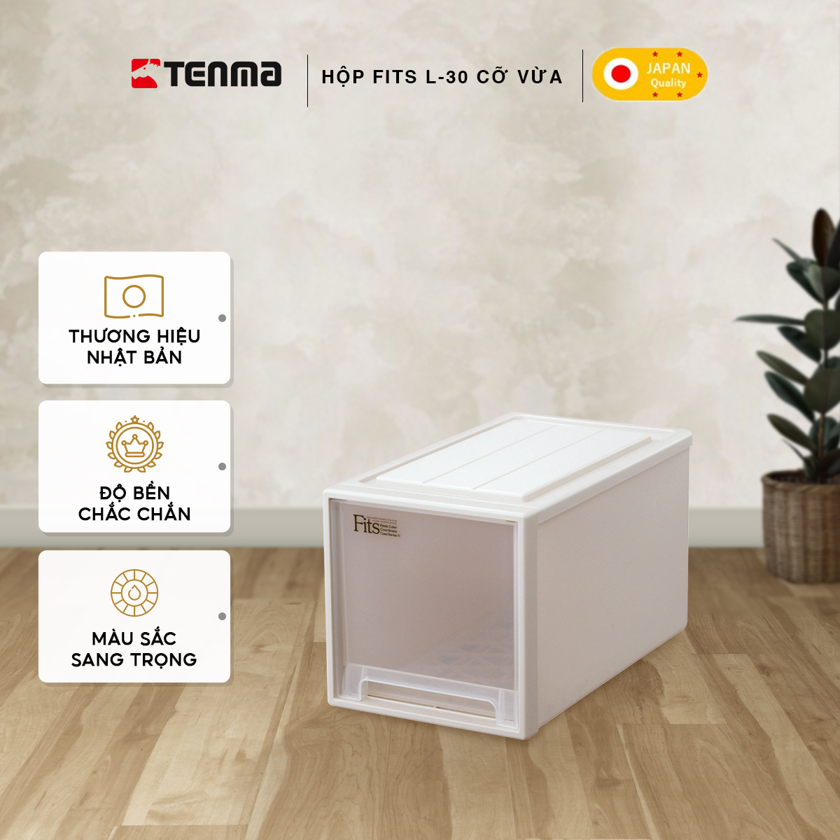 Hộp Ngăn Kéo Nhựa Đa Năng TENMA, Fits L-30 Cỡ Vừa