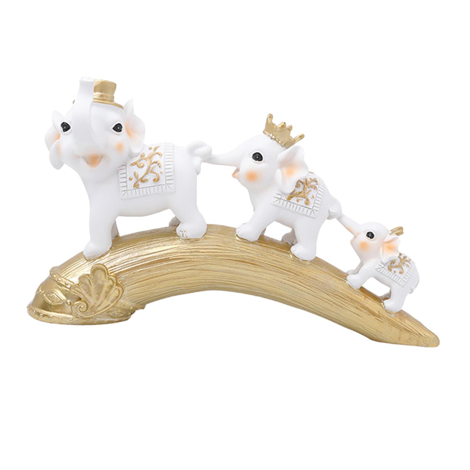 2x Animal Statue Decoration Feng Shui for Bedroom Shelf Housewarming Gifts