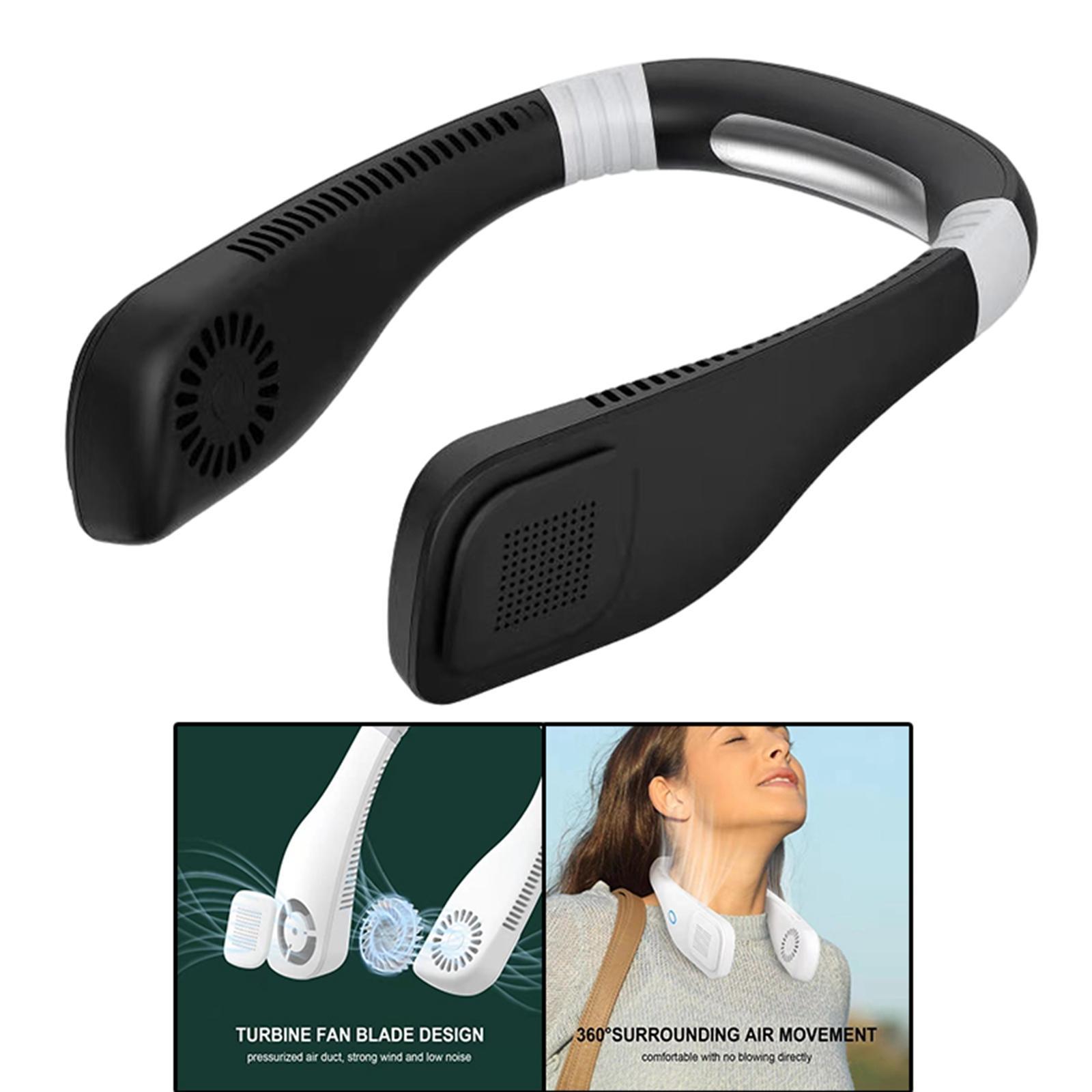 Portable Neck Fan Bladeless, Wearable Personal Cooling Fan