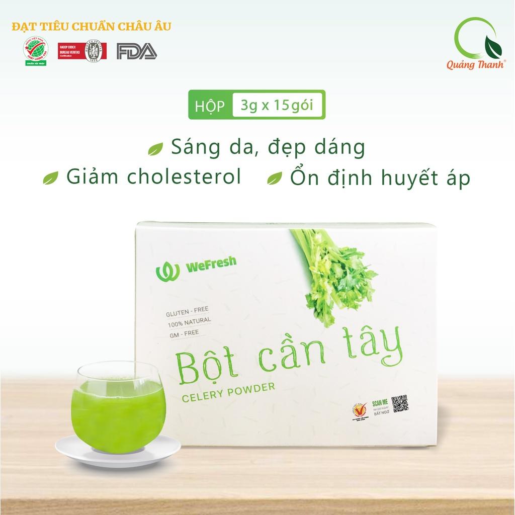 Bột Cần Tây Wefresh 100% Nguyên Chất Sấy Lạnh - Sáng da, đẹp dáng, detox cơ thể - Hộp tiện lợi