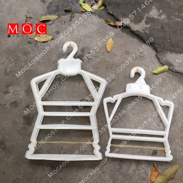 Móc Bộ Treo Quần Áo Trẻ Em Từ 1 đến 6 tuổi combo 10 cái (Dày)