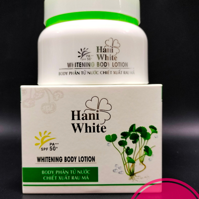 Kem Dưỡng Trắng da Toàn Thân Body Hani White chiếc xuất rau má 150g