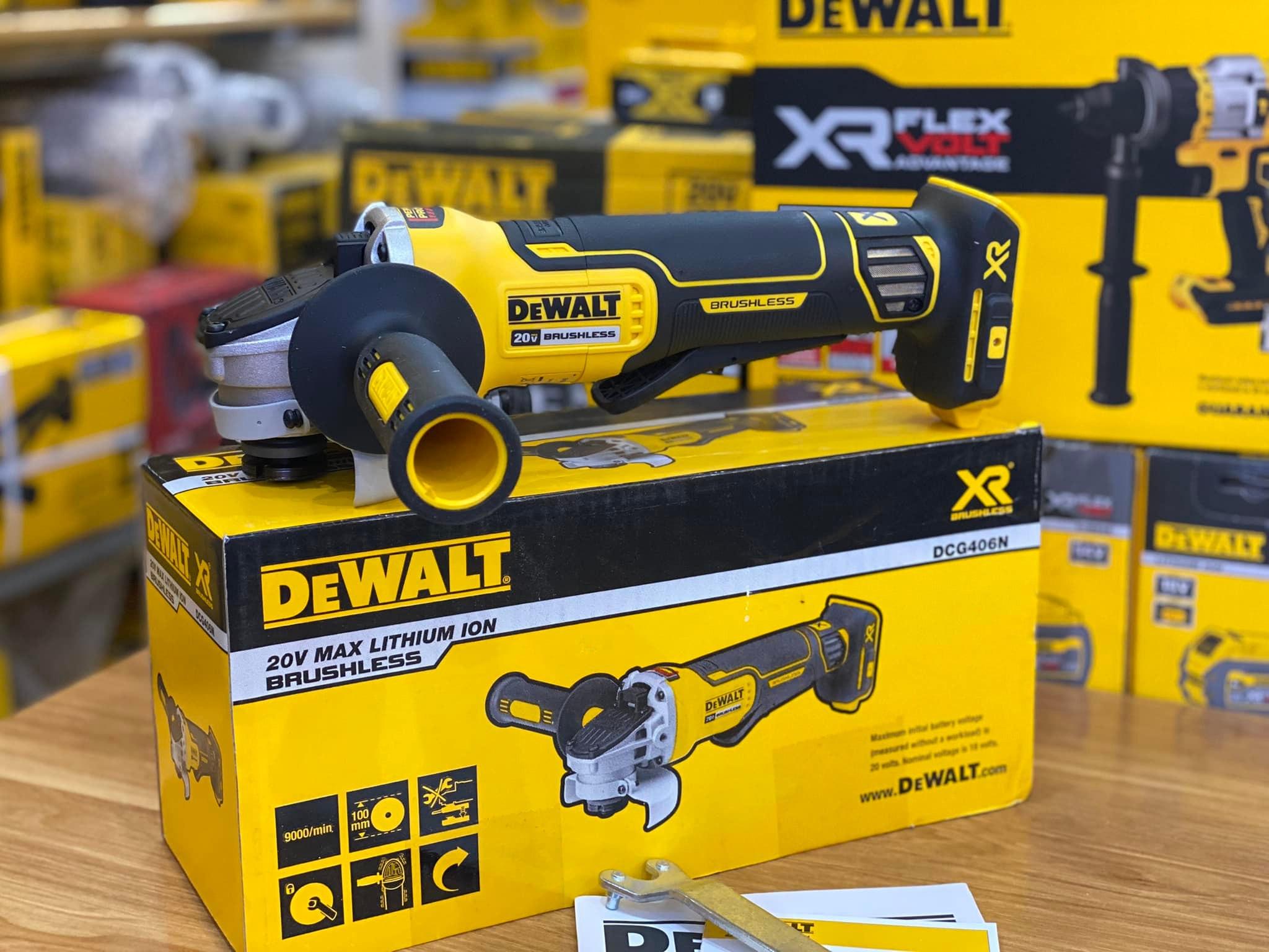 MÁY MÀI PIN CẦM TAY 20V/BL 800 W DEWALT DCG406N-B1- HÀNG CHÍNH HÃNG