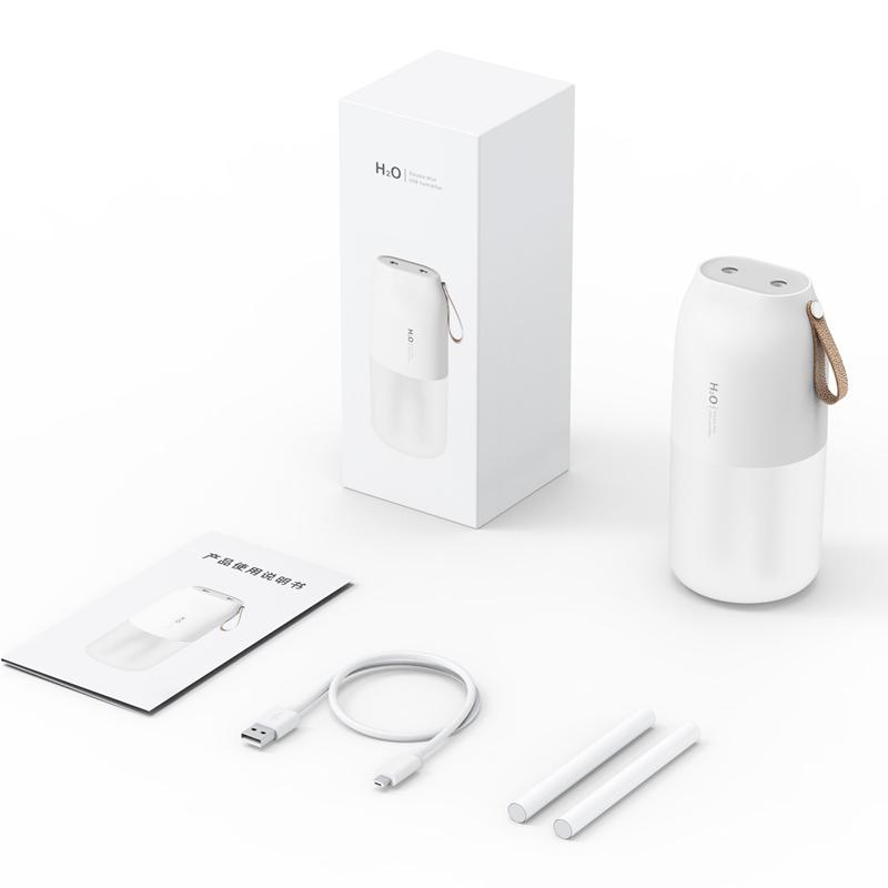 300Ml Kép Phun Xịt Phun Sương Tạo Ẩm Không Khí 2000MAh Pin Sạc USB Không Dây Hương Thơm Phun Sương Tạo Phun Sương Tạo Ẩm Hình Ếch Con Khuếch Tán Ánh Sáng Umidificador