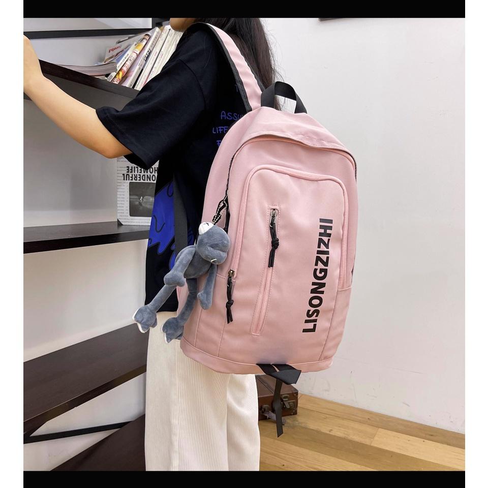 Balo ulzzang nam nữ đi học chống thấm nhiều ngăn basic BAG U LISON25
